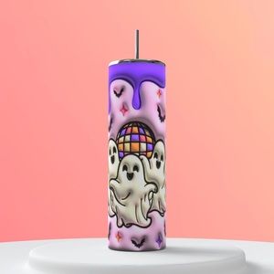 Thick thighs Spooky vines 3D puffy tumbler 20 oz